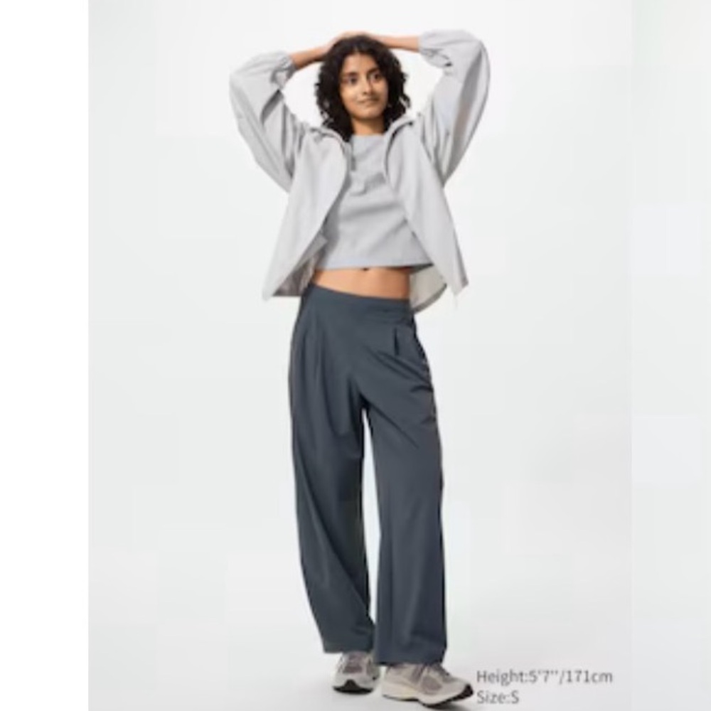 UniQlo Wide-Leg Pants
XL  waist is very stretchy
Inseam = 32”